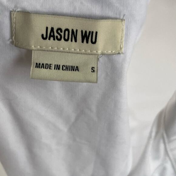 Jason Wu Women's White Classic Button Down Shirt Size S - Picture 6 of 7